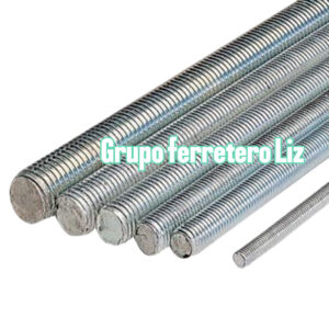 VARILLA ROSCADA G2 ZINCADA ASTN A-36