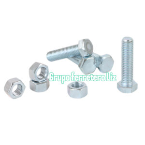 PERNO HEX. MILIMETRICO GRADO 5.8 CON TUERCA