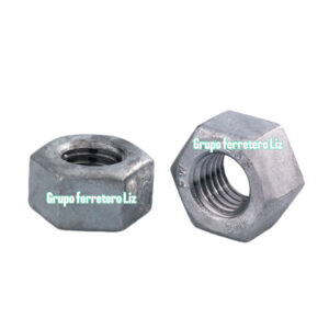 TUERCA HEXAGONAL 2H GALVANIZADO ASTM A194