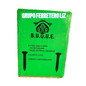 CLAVO DE ACERO NEGRO CON CABEZA