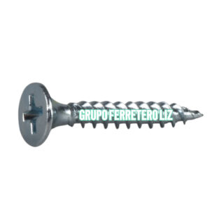 TORNILLO PARA DRYWALL P/FINA ZINCADO