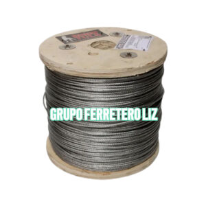 CABLE DE ACERO GALVANIZADO 7X19 IWRC - 6X19S
