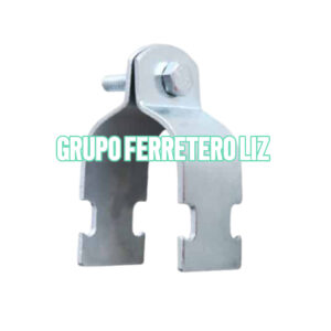 ABRAZADERA UNISTRUT-C/PERNO TUERCA ZINCADA STD