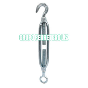 TEMPLADOR OJO GANCHO PESADO GALVANIZADO ZINCADO