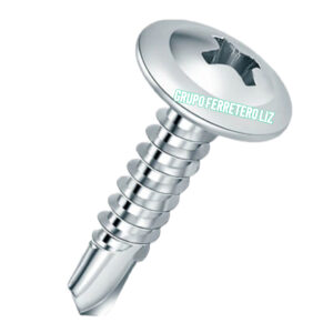 TORNILLO WAFER PUNTA BROCA ZINCADO