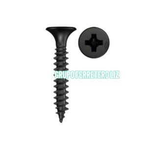 TORNILLO PARA DRYWALL P/FINA NEGRO
