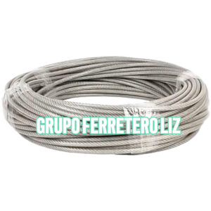 CABLE DE ACERO RETENIDA 1X7 EHS GALVANIZADO 1X7